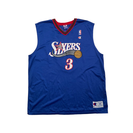 Vintage Sixers Champion Iverson NBA Jersey
